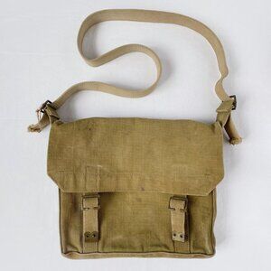 Vintage Military Crossbody Canvas Bag